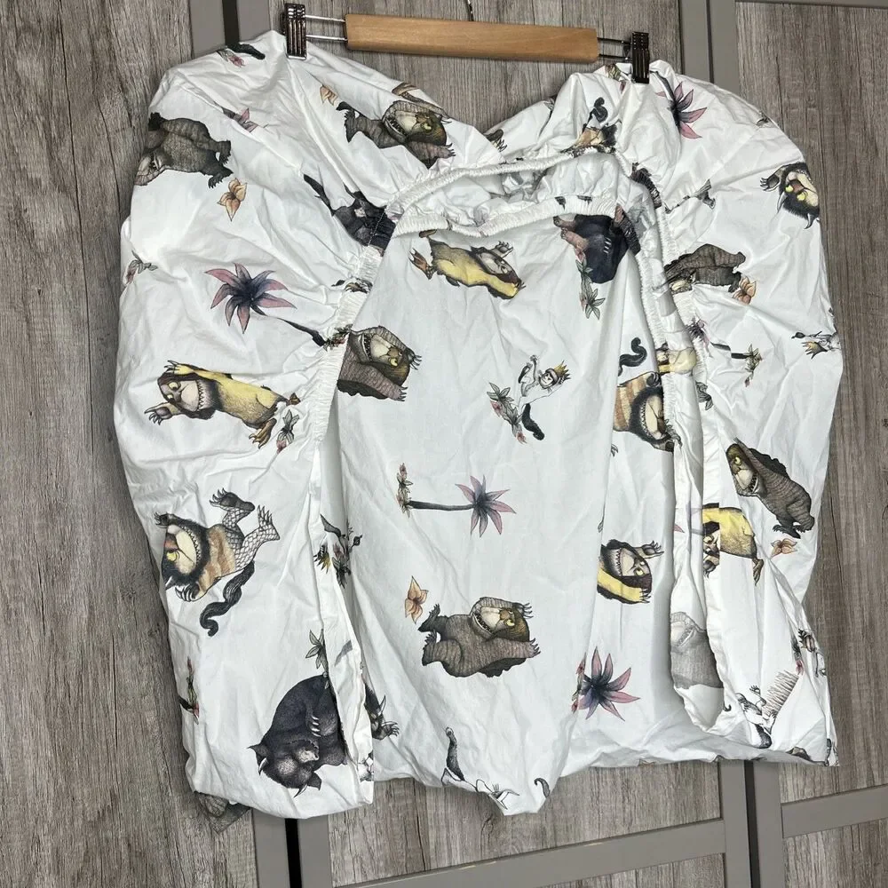 Pottery Barn Where the Wild Things Are Crib Sheet Organic Cotton